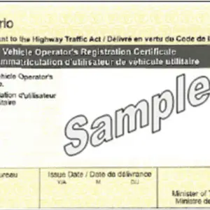 CVOR Certificate (sample)